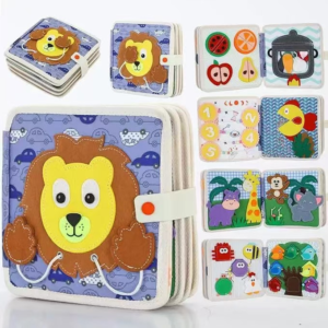 Children's felt toys - 3D quiet story cloth book
